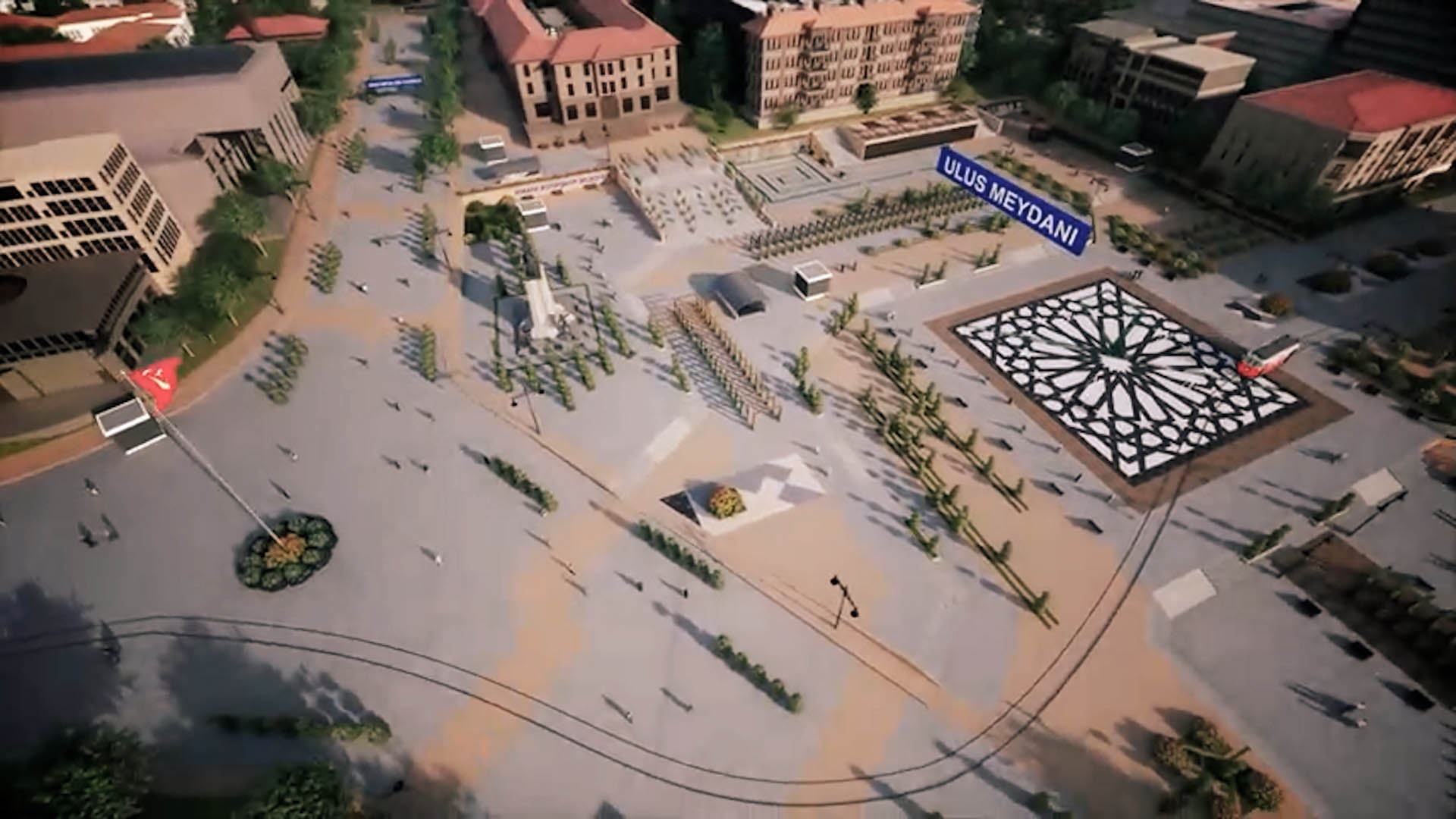 Ulus Meydanı Çevresi Düzenleme Animasyon Tanıtım Filmi55